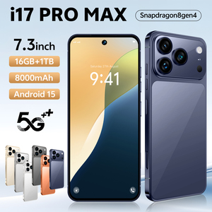 Teléfono Inteligente I17 Pro <span class=keywords><strong>de</strong></span> <span class=keywords><strong>Gama</strong></span> <span class=keywords><strong>Alta</strong></span>, 5G Android, 16GB+1TB, Batería <span class=keywords><strong>de</strong></span> 8000mAh, Pantalla Grande <span class=keywords><strong>de</strong></span> 7.3 Pulgadas y 120Hz, Teléfono Económico con Envío Gratuito - Product Image 3
