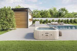 <span class=keywords><strong>Spa</strong></span> gonflable rectangulaire <span class=keywords><strong>INTEX</strong></span> 28446NP en PVC, <span class=keywords><strong>spa</strong></span> de luxe carré pour 4 personnes, bain à remous gonflable 1,75m x 1,75m x 71cm - Product Image 2