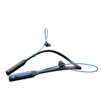 Headset Nirkabel Stereo Bass Berkualitas Tinggi dengan Desain Neckband