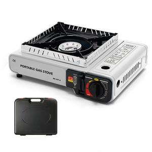 Réchaud à <span class=keywords><strong>gaz</strong></span> manuel portable en acier inoxydable pour l'extérieur, <span class=keywords><strong>barbecue</strong></span> pour 3-4 personnes, toutes saisons, <span class=keywords><strong>camping</strong></span> en voiture, pique-niques - Product Image 2