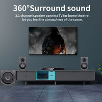 Sistema de Audio para el Hogar CKD SKD, Altavoz Multimedia para Computadora con Bluetooth, Subwoofer 2.1, Sistema de Cine en Casa, Altavoces de Bajos para TV