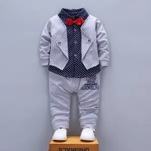 Детская одежда, костюм, хлопок 2019, для новорожденных, Осенняя детская эксклюзивная одежда, костюмы, одежда для маленьких мальчиков