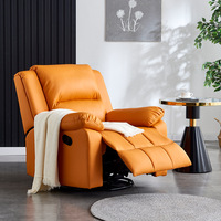 OKF Fauteuil canapé inclinable simple luxe Repose-jambes réglable OEM ODM Mobilier de loisir électrique en tissu pour chambre d'hôtel et salon