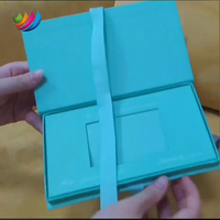 Boîte d'emballage magnétique de luxe personnalisée en carton pour cartes-cadeaux VIP boîte cadeau magnétique pliable rigide en papier boîte magnétique pour hôtel
