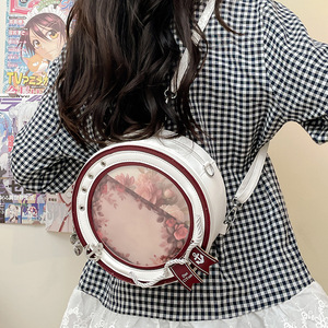 Bolso Ita de PVC transparente personalizado para damas y niñas, bandolera de hombro para mujer bonita con diseño de vela de forma personalizada - Product Image 4