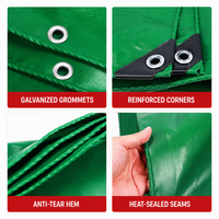 Bâche tissée robuste personnalisée enduite de PVC, double face, anti-UV, imperméable, résistante au vent, résistante aux déchirures, résistante aux intempéries, réutilisable