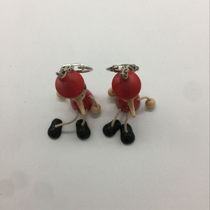 Porte-clés de poupées en bois marionnette <span class=keywords><strong>Pinocchio</strong></span> à long nez - Product Image 3