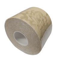 Bande de poitrine sexy et respirante en dentelle avec sangles, design mince et invisible pour dames-patch de mamelon amovible pour la poitrine