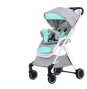 Poussette Bébé Pliable Légère en Métal à 4 Roues, Portable, Haute Position, Inclinable, pour Enfants - Product Image 1