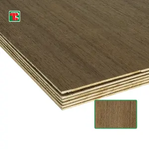 4X8 3Mm Plywood A3 Thin Wood Sheets Natural Black Walnut Veneer Fancy Plywood