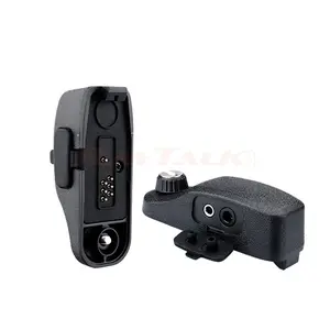 Walkie talkie headset audio Adapter for Mototrbo multi pin to Motorola 2 pin connector