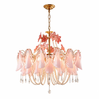 Lustre de style Murano artisanal pour salon/chambre