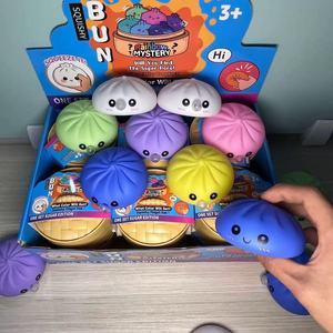Realistic PU Material Steamed Bun Squeeze Toy Soft <b>Squishy</b> Sticky <b>Slow</b>-<b>Rising</b> Anxiety Relief Tactile Prop & Gift - Product Image 6