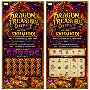 Full Color Digital Printing Offset Paper Winning Lottery <b>Ticket</b> High Security Variable Data Custom Scratch off Lottery Card - Product Image 1