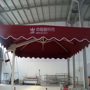 Auvent extérieur Royal Bay 3x3m avec logo personnalisé imprimé, tente d'ombrage pour jardin - Product Image 1