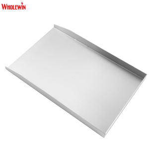 Heavy Duty Stainless Steel BBQ Griddle Plate Teppanyaki Grill Pan for Outdoor <strong>Barbecue</strong> Cooking and Camping - Product Image 3