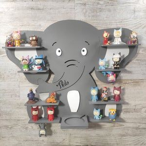 Cadres muraux à motifs animaliers pour garçons et filles Décoration pour enfants Boîte en bois Tony - Product Image 3