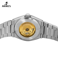 Montre Automatique Homme Suisse de Luxe Tendance Étanche 10 Bars Cadran Poli NH35 Marque Personnalisable