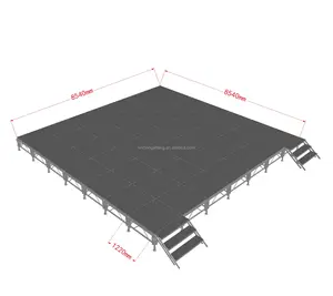 Economical Aluminum Portable Assembly Stage Deck For Activities