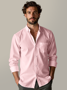 TKAN636 Playeras de Hombre แฟชั่นใหม่เสื้อ100% คอตตอนแมนดารินสำหรับนักธุรกิจชายเสื้อปรับแต่งแบรนด์ของคุณได้ - Product Image 4