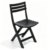 Ensemble de table et chaises pliantes en plastique, table carrée avec chaises empilables, mobilier pour hôtel, restaurant, événements et fêtes