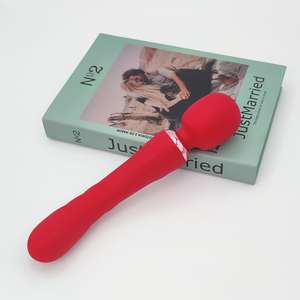 OEM/ODM recargable doble cabeza AV <span class=keywords><strong>Stick</strong></span> masturbador femenino fuerte vibración G-Spot estimulación del clítoris vibrador varita juguetes sexuales - Product Image 6