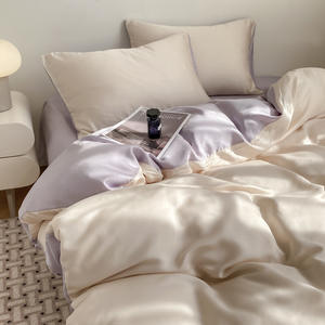 Light Luxury High-End Four-Piece Embroidered Bedding Sets Quilt Cover Three-Piece Summer Fitted Bed - Product Image 6