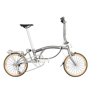 Vélo pliant VOMO C8 vélo de ville pliant léger en alliage d'aluminium vélo polyvalent à trois volets 16 pouces 9 vitesses Citybike - Product Image 3