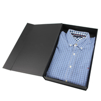 Boîte en papier Recyclable pliable pour vêtements, boîte d'emballage de sweat-shirt avec fermeture magnétique imprimée avec Logo personnalisé