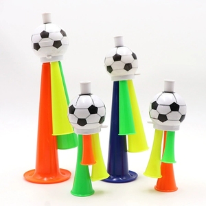 Trompette Vuvuzela en plastique pour le bruit du stade, idéale pour les fêtes d'anniversaire, les jours de match, les accessoires de cheering, les décorations sur le thème du sport et des supporters. - Product Image 1