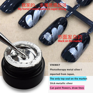 Nouvelle peinture à l'acrylique pour ongles, peinture créative, colle à araignée, peinture métallique pour ongles, cuivre, <span class=keywords><strong>séricine</strong></span> - Product Image 6