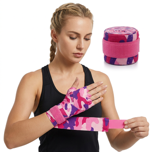 Bandes de boxe de haute qualité fabriquées en usine pour l'entraînement, supports de qualité supérieure pour la protection, fabriquées au Pakistan, soutien du poignet - Product Image 1