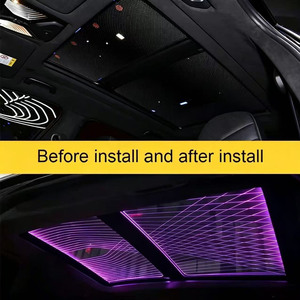 Lumière d'ambiance panoramique pour toit ouvrant, avec synchronisation RGB et musicale, pour toit ouvrant de la série, amélioration intérieure premium à <span class=keywords><strong>LED</strong></span> - Product Image 1