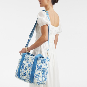<span class=keywords><strong>Bolsa</strong></span> de pañales de <span class=keywords><strong>maternidad</strong></span> acolchada floral con correas ajustables <span class=keywords><strong>bolsa</strong></span> de cuidado de bebé <span class=keywords><strong>personalizada</strong></span> con cambiador y organizador para mamás - Product Image 4