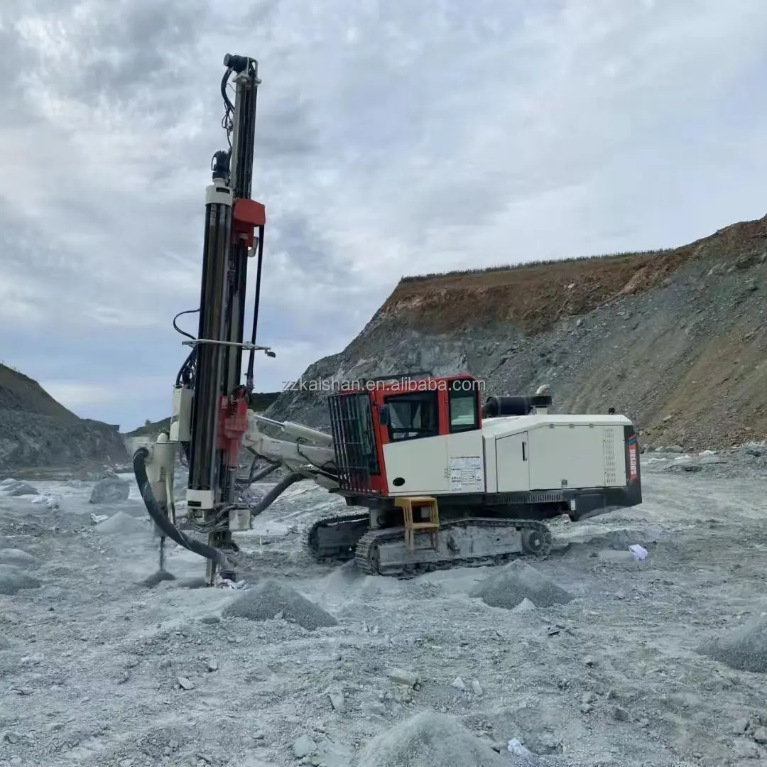 Integrierte obere Hammer bohr anlage Raupen oberfläche 25m Bergbau projekt hydraulisches Bohr gerät