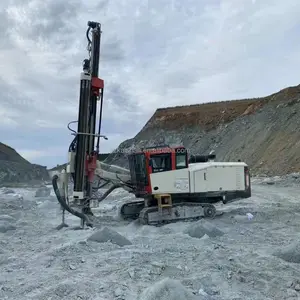 Integrated Top Hammer Drill Rig Crawler Surface 25m Mining Project Hydraulic Drill Rig