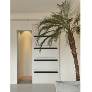 Étagère <span class=keywords><strong>en</strong></span> <span class=keywords><strong>bois</strong></span> massif porte coulissante couleur magazine journal étude porte suspendue sans rail fantôme porte invisible - Product Image 6