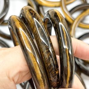 أساور من حجر عين النمر الطبيعي للبيع بالجملة، أساور من الأحجار الكريمة للنساء - Product Image 5