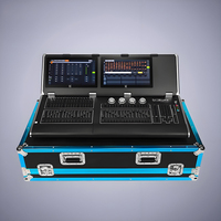 KingKong N6616 двойной экран DMX512 контроллер консоли моторизованные Faders светодиодные движущиеся головки Профессиональный DJ Диско сценическое освещение