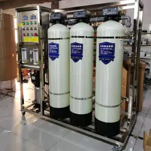 500lph 250lph Sistema de purificación de agua de ósmosis inversa Planta de tratamiento de agua industrial