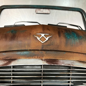 Décoration murale <span class=keywords><strong>vintage</strong></span> pour voiture, sculpture industrielle en métal de la calandre de voiture pour bar/restaurant - Product Image 4