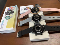 Jam Tangan Pintar HK85 Layar Sentuh AMOLED 1,43 inci, Panggilan NFC, Monitor Detak Jantung, Kunci Kata Sandi, IP67, Kesehatan Wanita