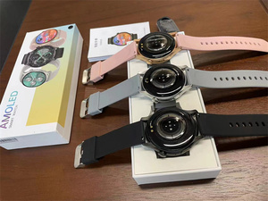 Montre connectée HK85, écran tactile AMOLED 1,43 pouces, appels Bluetooth, NFC, moniteur de fréquence cardiaque, verrouillage par mot de passe, IP67, santé des femmes - Product Image 2
