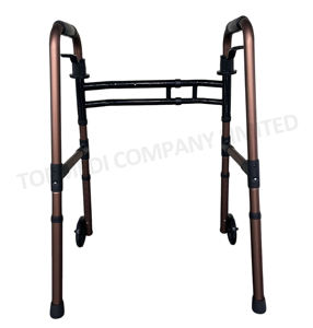 Déambulateur médical à roulettes, hauteur réglable, cadre de marche pour personnes âgées - Product Image 4