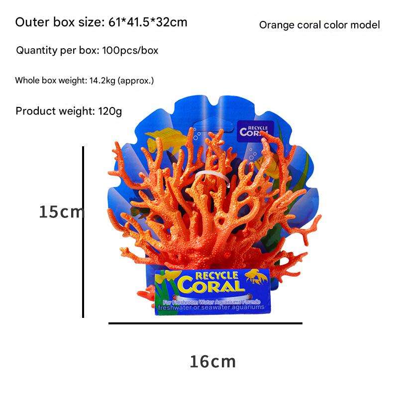 Orange coral colorful