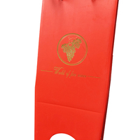 Boîtes cadeaux rigides en papier écologiques personnalisées avec poignée en corde et impression en relief pour 2 bouteilles de vin, idéales pour les cadeaux de fête