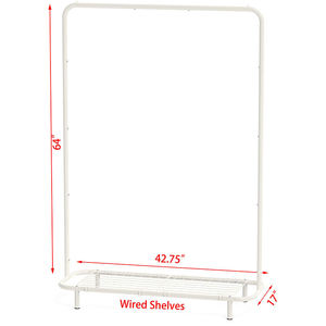 Porte-vêtements en tube industriel <span class=keywords><strong>vintage</strong></span> personnalisé pour chambre à coucher porte-manteau simple en métal cintre avec porte-chaussures - Product Image 4