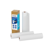 Film Transfer PET DTF FCOLOR 30CM Gulungan Satu Sisi 100M Film Cetak Transfer Panas Langsung ke Film untuk XP600 I3200 DTF