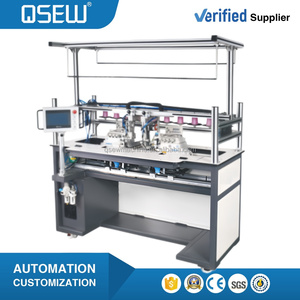 Machine à coudre surjeteuse à 5 fils QS-5200DL-DR-P haute vitesse entièrement automatique pour oreillers et couettes, pour gauchers - Product Image 1