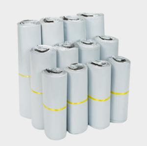 Bolsas de ropa de material PE con logotipo personalizado, diseño personalizado, excelente capacidad de carga, bolsas exprés resistentes e indesgarrables - Product Image 2